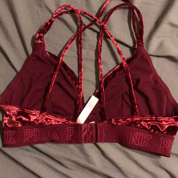 Velvet Burgundy bra from pink - Picture 2 of 2